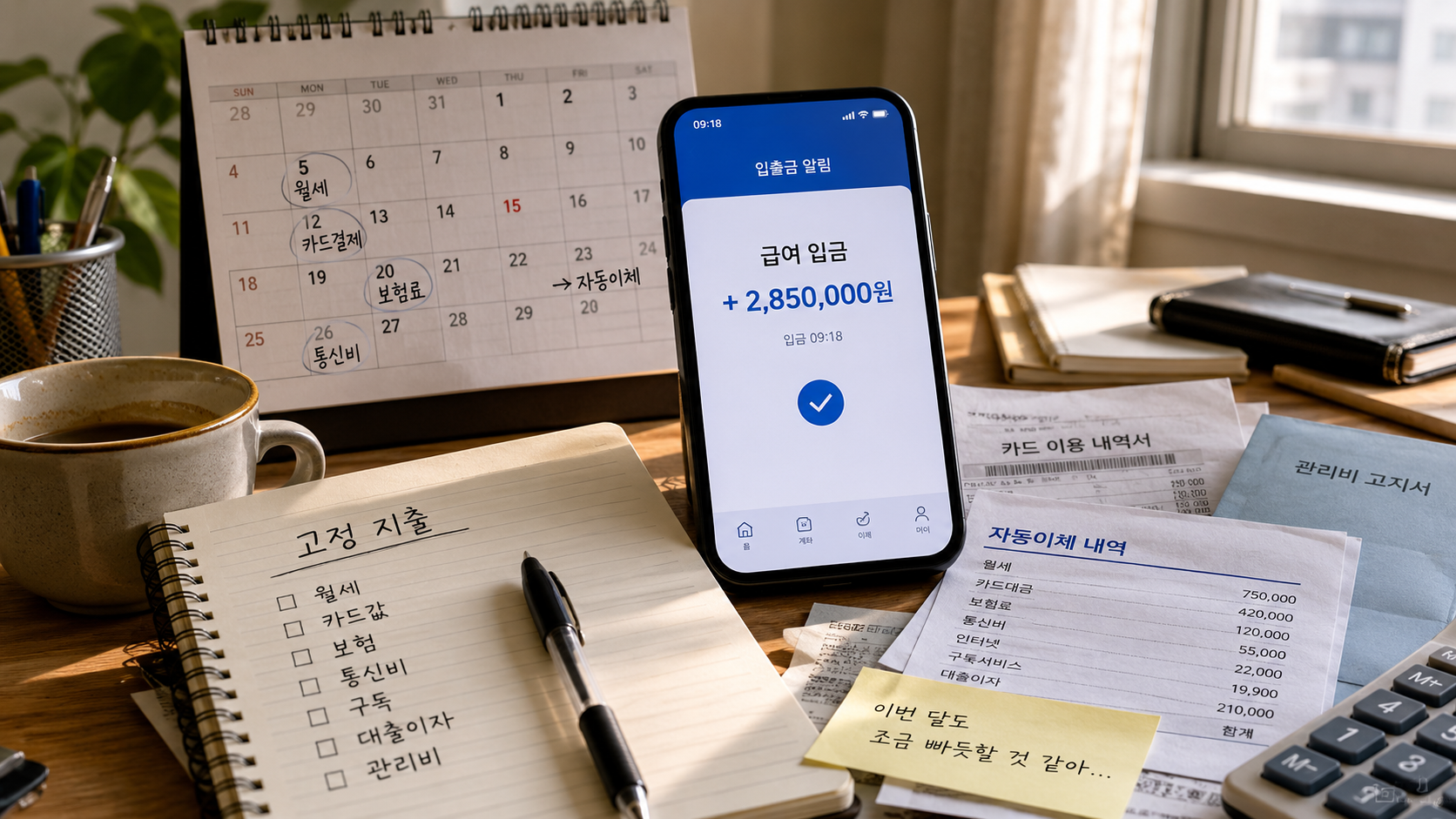월급이 들어와도 항상 돈이 부족한 이유, 소비보다 무서운 흐름